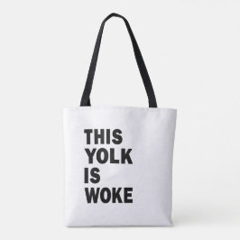Bolsa Tote Ovo Trending Engraçado Humor Esta Gema é Woke