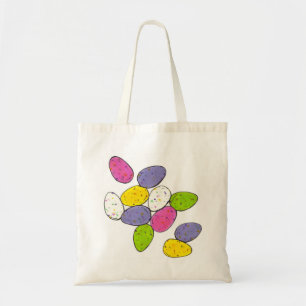 Bolsa Tote Ovos De Leite Malhado Páscoa De Chocolate Doces