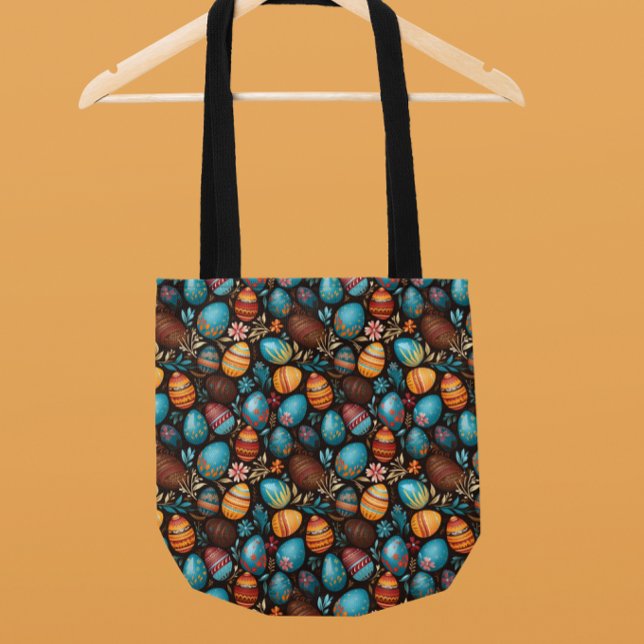 Bolsa Tote Ovos de Páscoa Chocolate (Criador carregado)