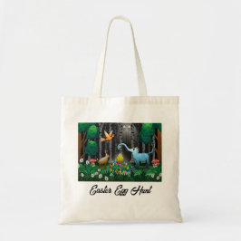 Bolsa Tote Ovos de Páscoa na Floresta Mágica