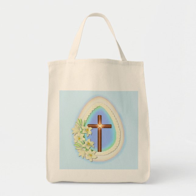 Bolsa Tote Ovos e Cruz da Janela (Frente)