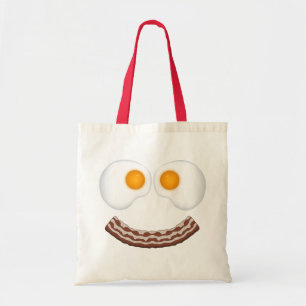 Bolsa Tote Ovos e vassoura-de-grão-bacon