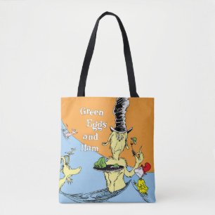 Bolsa Tote Ovos Verdes e Presunto Cena da Água do Dr. Seuss
