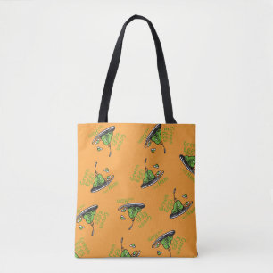 Bolsa Tote Ovos Verdes e Presunto Padrão