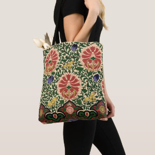 Bolsa Tote Owen Jones Chinoiserie Floral Arte Design Lótus Ve