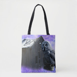 Bolsa Tote Owl Barn Shed