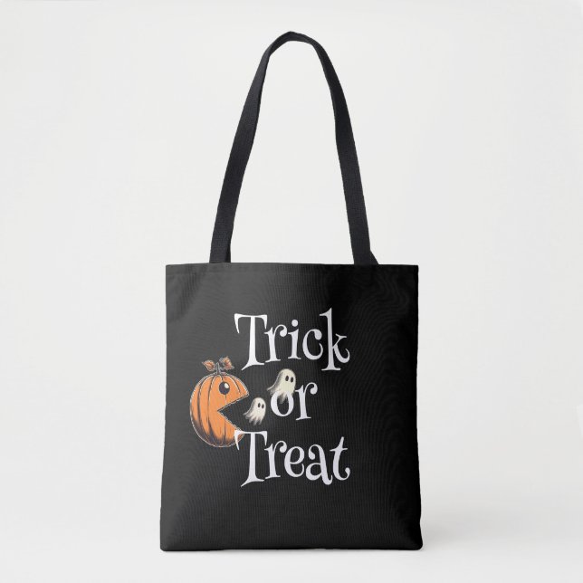 Bolsa Tote Pac Ghost Trick ou Tratar Bag (Frente)