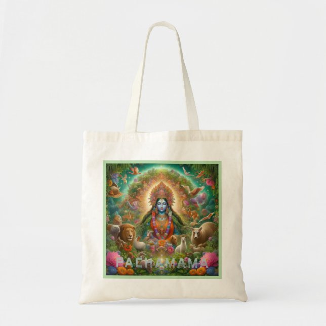 Bolsa Tote Pachamama, Terra Deusa da Mãe Sagrada (Frente)