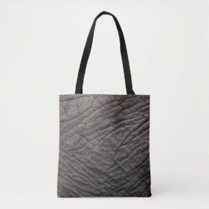 Bolsa Tote Pachyderm de textura de pele elefante