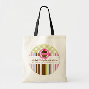 Bolsa Tote Padaria do cupcake personalizada