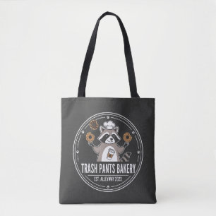 Bolsa Tote Padaria Funny Trash Pants Raccoon Beco Est 2023