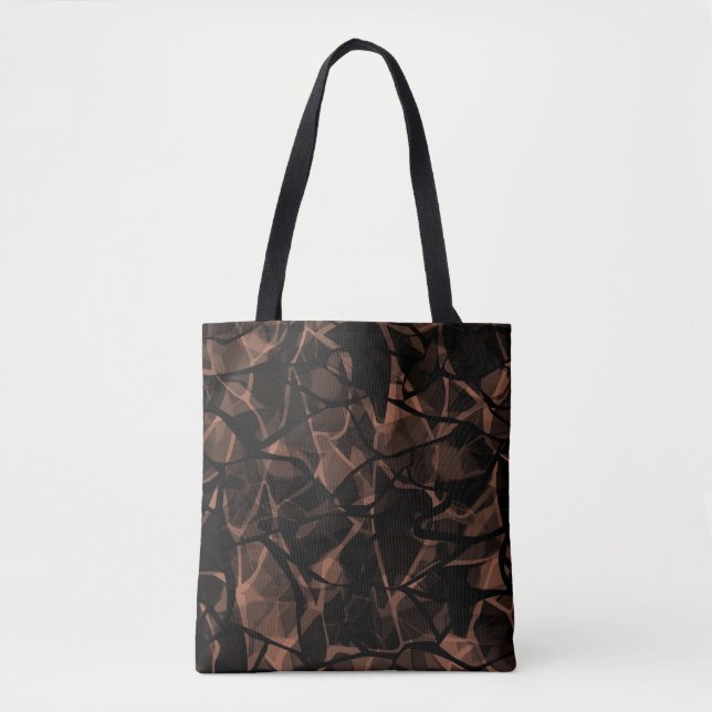 Bolsa Tote padrão abstrato (Frente)