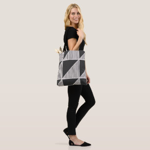 Bolsa Tote Padrão abstrato Geométrico Sem Costura