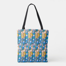 Bolsa Tote Padrão abstrato ilustração contínua 2