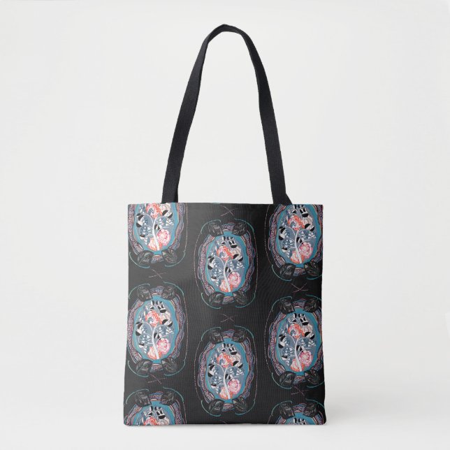 Bolsa Tote Padrão abstrato, ilustração contínua 7 (Frente)