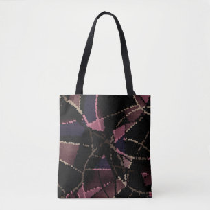 Bolsa Tote padrão abstrato mosaico