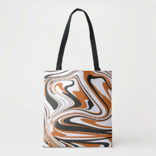 Bolsa Tote Padrão artístico do Halloween Abstrato