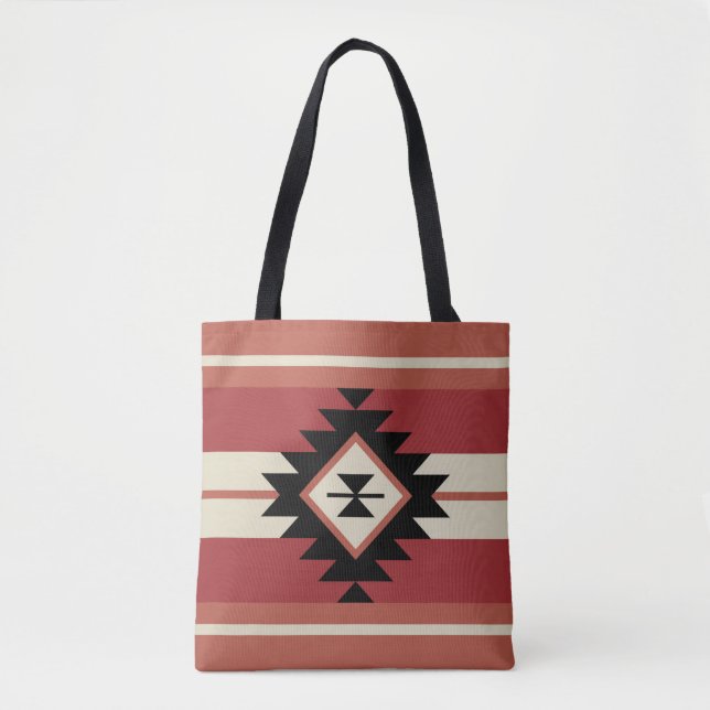 Bolsa Tote Padrão asteca (Frente)
