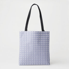 Bolsa Tote Padrão Azul