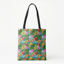 PADRÃO BOTÂNICO FLORAL TROPICAL