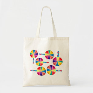 Bolsa Tote Padrão colorido dos lábios