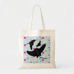 Bolsa Tote Padrão Colorido Party Stingray  