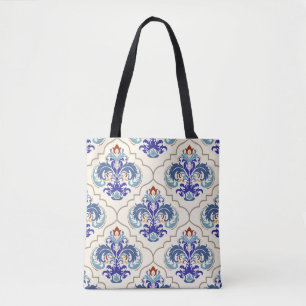 Bolsa Tote Padrão Colorido Turco: Beleza Sem Fim.