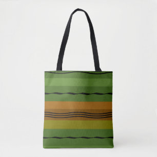 Bolsa Tote padrão colorido único e moderno