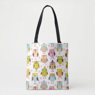 Bolsa Tote padrão com aves