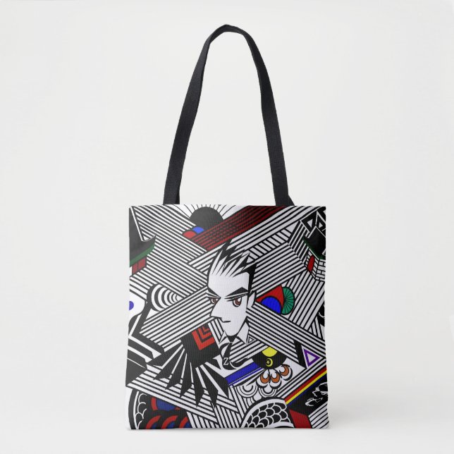 Bolsa Tote Padrão coreano Zogak (Frente)