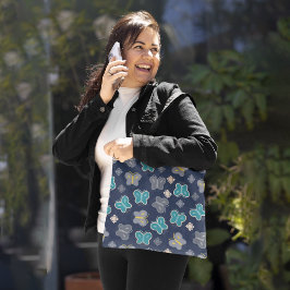 Bolsa Tote padrão da borboleta