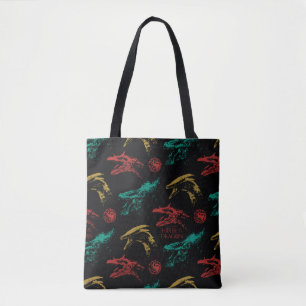 Bolsa Tote Padrão da cabeça do dragão