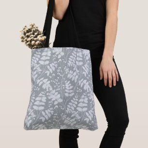 Bolsa Tote Padrão da Cinza francesa