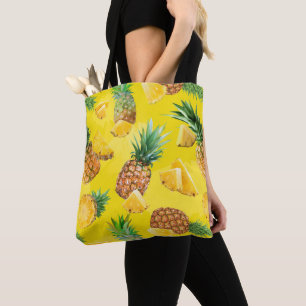 Bolsa Tote Padrão de Abacaxi 7