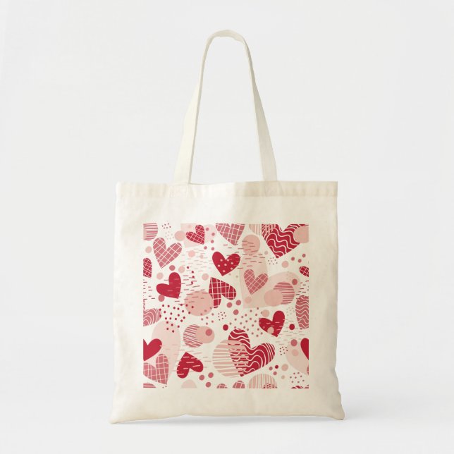 Bolsa Tote padrão de abstrato (Frente)
