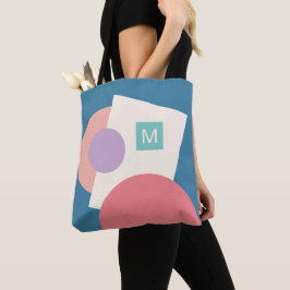 Bolsa Tote Padrão de Abstrato do século médio clássico do Fun