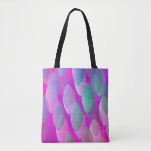 Bolsa Tote Padrão de Abstrato moderno   Magenta - Cor-de-rosa
