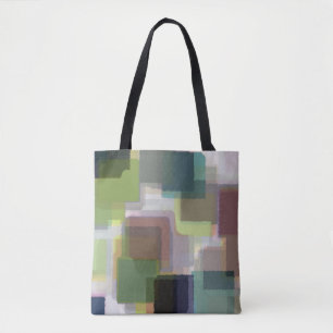 Bolsa Tote Padrão de Abstrato multicores