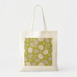 Bolsa Tote Padrão De Alho - Luvas E Lâmpadas De Alho