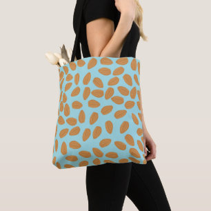 Bolsa Tote Padrão de amêndoa