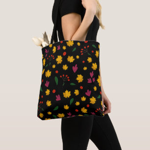 Bolsa Tote Padrão de Autumn Vibes