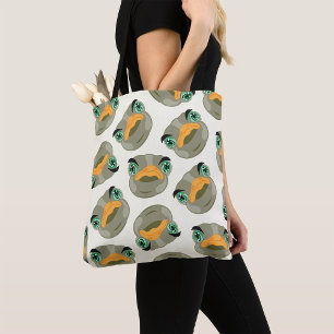Bolsa Tote Padrão de aves de avestruz