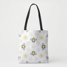 Padrão de Azulejo Floral com Aquarela Suave