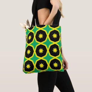 Bolsa Tote padrão de bandeira da Jamaica