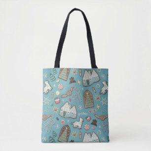 Bolsa Tote Padrão de Biscoito de Natal HARRY POTTER™ HOGWARTS
