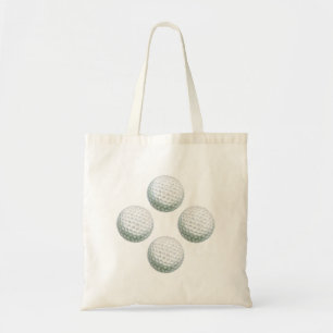 Bolsa Tote Padrão de Bola de Golfe Pintado