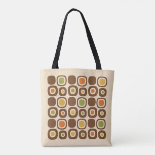 Bolsa Tote Padrão de Caminho de Jardim Moderno de Meados do S
