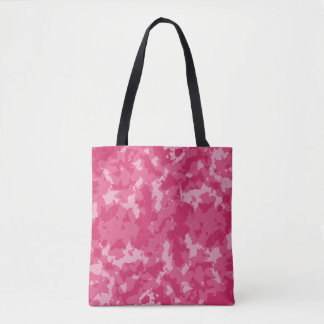 Bolsa Tote Padrão de Camo Rosa