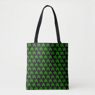 Bolsa Tote Padrão de Caveira e Ossos Cruzados