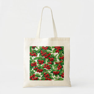 Bolsa Tote Padrão de Cereja